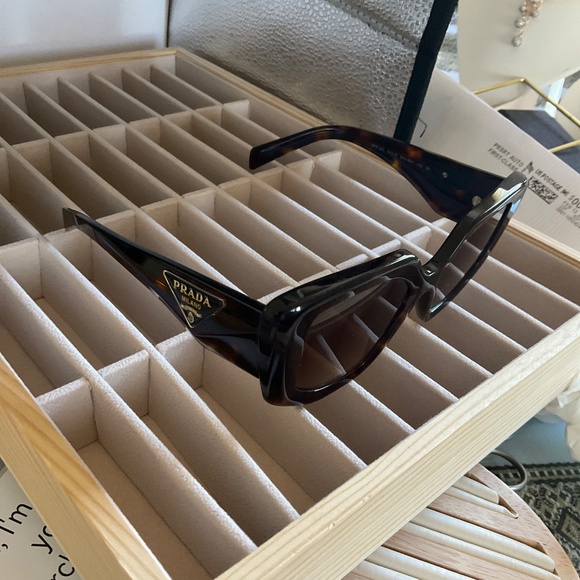 Prada PR 14ZS Tortoise/Brown Shaded (2AU-6S1) Sunglasses - Picture 4 of 9